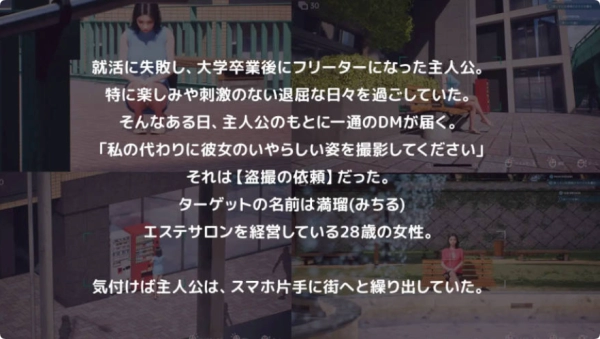 盗撮代行 秘密拍摄 Taking pictures secretly PC版本 SLG类型 PC端 中文汉化 高速通道